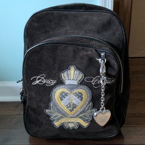 Authentic Juicy Coutuere velour backpack